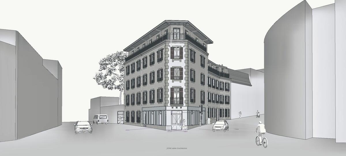  L'étude sur la restructuration lourde de l'îlot Drogou se poursuit et s'affine dans le quartier Kerinou de Brest.